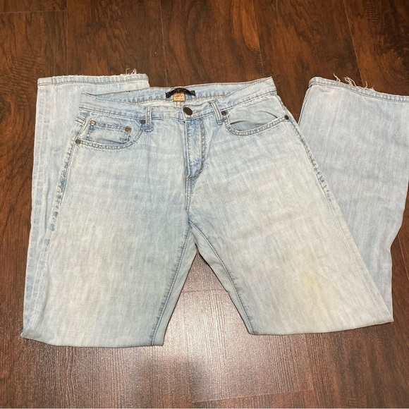 TATTU DENIM BY DESIGN lightly distressed Jeans boyfriend fit Size 32 GUC Y2K 90s - Picture 12 of 14